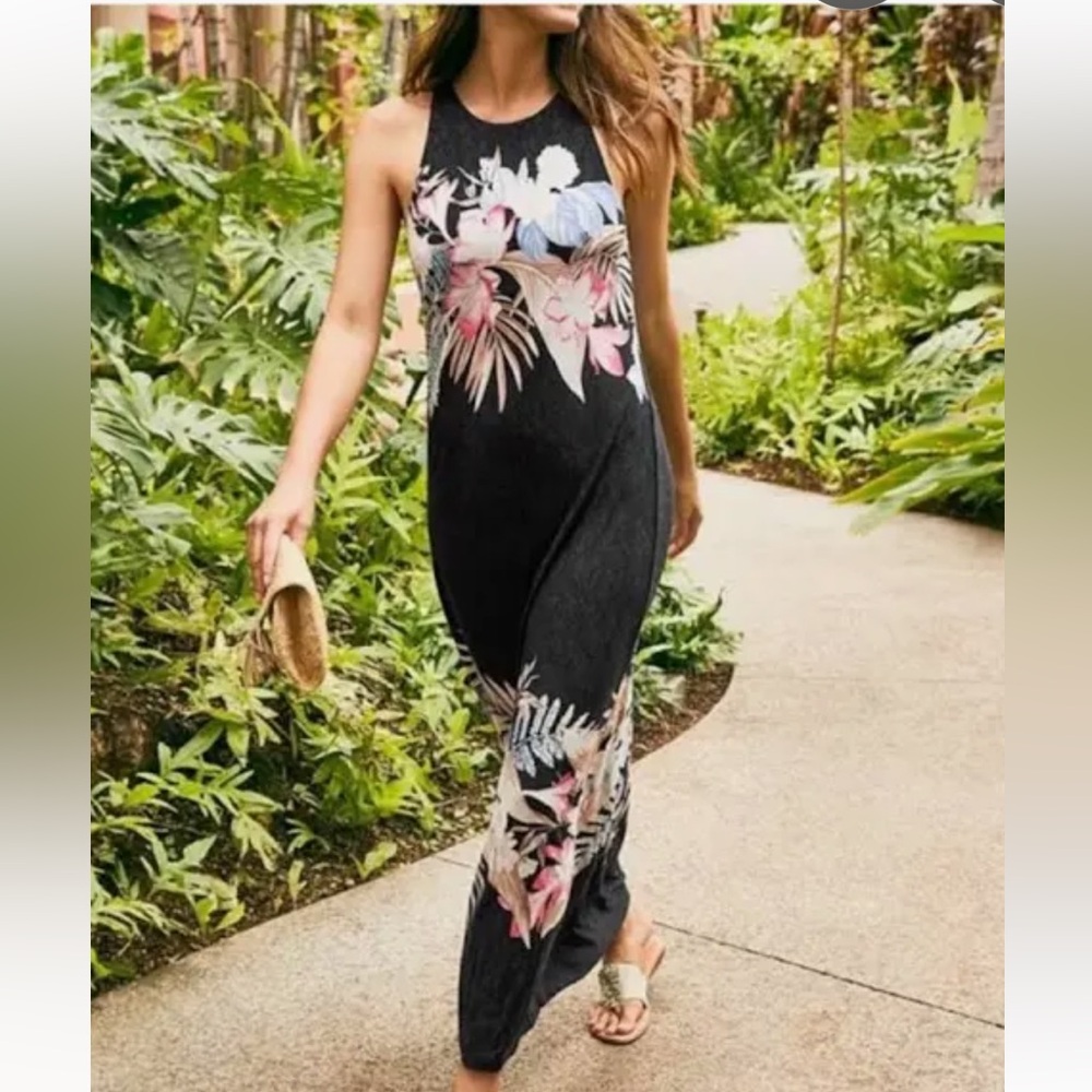 Tommy Bahama delicate Flora Maxi Dress Resort Wear
